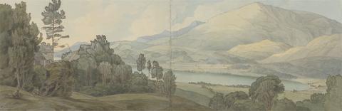 Francis Towne View of Lake Coniston, Lancashire