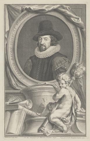 Jacobus Houbraken Sir Francis Bacon, Viscount St. Alban, Lord Chancellor