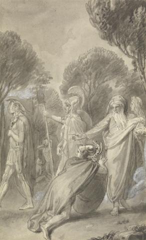 Thomas Stothard One of Six Illustrations to Fenelon's "The Adventures of Telemachus son of Ulysses"