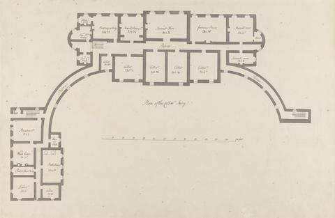 Sir William Chambers RA Headfort House: Plan of the Cellar Story