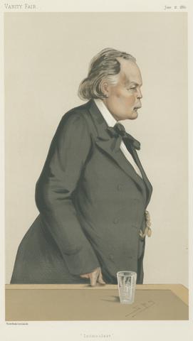 Leslie Matthew 'Spy' Ward Politicians - Vanity Fair - 'Inconoclast'. Mr. Charles Bradlaugh. June 12, 1880