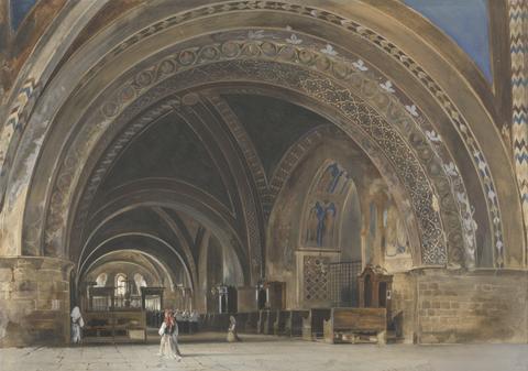 Thomas Hartley Cromek The Interior of the Lower Basilica of St. Francis of Assisi