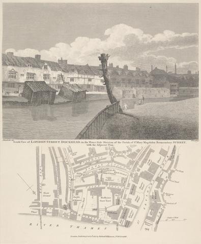 William Wise South View of London Street, Dockhead