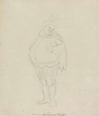 Thomas Rowlandson Henderson in the Character of Falstaff