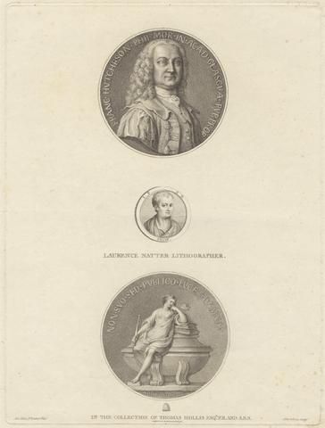 Francesco Bartolozzi RA Medallions of F. Hutcheson and L. Natter
