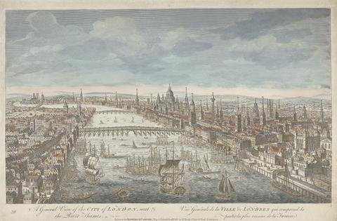unknown artist A General View of the City of London, next the River Thames