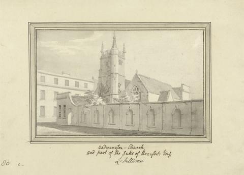 Luke Sullivan Badminton Church and Part of the Duke of Beaufort's House