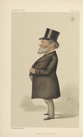 Carlo Pellegrini Vanity Fair - Businessmen and Empire Builders. 'a temperate Ulster man.' Sir James Porter Corry. 14 May 1887