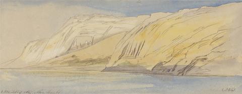 Edward Lear Abu Simbel, 1:00 pm, 9 February 1867 (384)