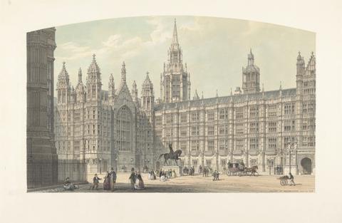 unknown artist Palace of Westminster from the Southwest