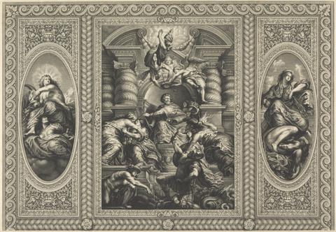 Simon Gribelin The Ceiling of the Banqueting House at Whitehall: The Peaceful Reign of James I