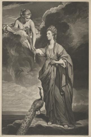 John Nixon Annabella, Lady Blake, as Juno, Receiving the Cestus from Venus