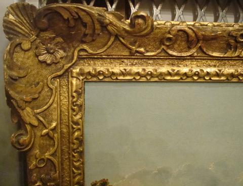 unknown framemaker British, Louis XIV- RTgence style frame