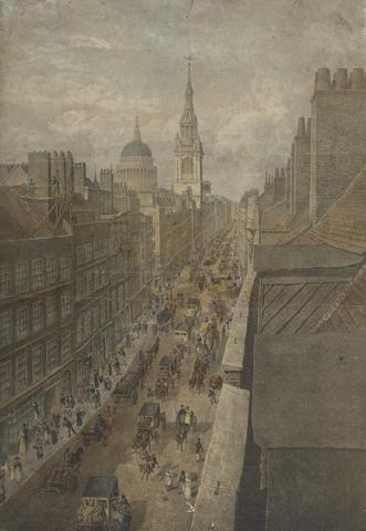 unknown artist View of Cheapside