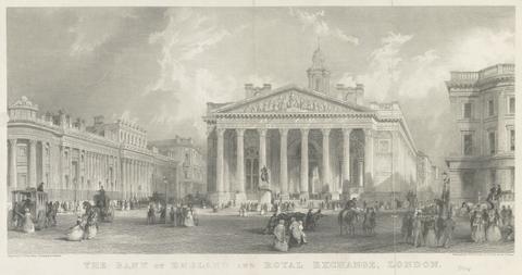 Thomas Abiel Prior The Bank of England and Royal Exchange, London