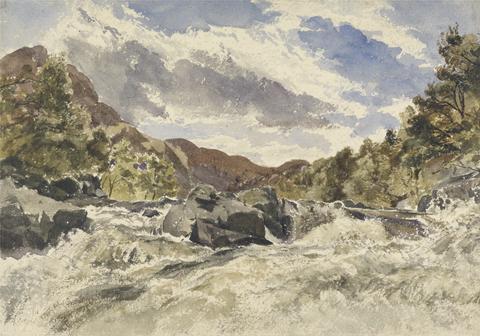William James Muller A Mountain Torrent