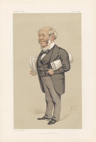 Carlo Pellegrini Vanity Fair - Bankers and Financiers. 'Piety and Banking'. The Hon. Arthur Fitzgerald Kinnaird. 15 January 1876