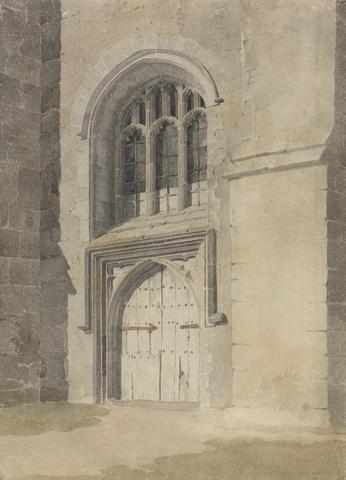 John Sell Cotman Doorway and Window of a Church