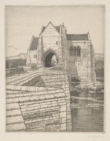 Frederick Landseer Maur Griggs St. Botolph's Bridge No. 1