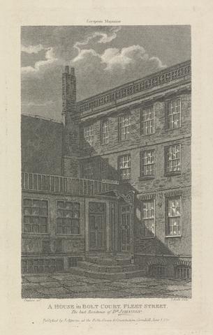 Samuel Rawle A House in Bolt Court, Fleet Street