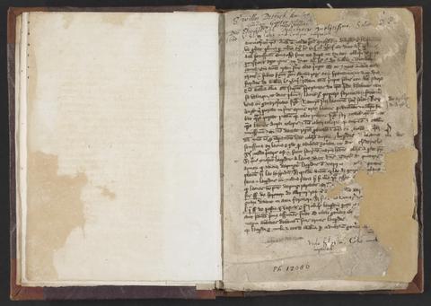Porter, John, fl. 1445-1485. John Porter manuscript.