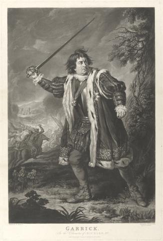 Samuel William Reynolds Garrick in the Character of Richard III