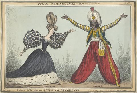 Opera Reminiscences: Desdemona and Otello