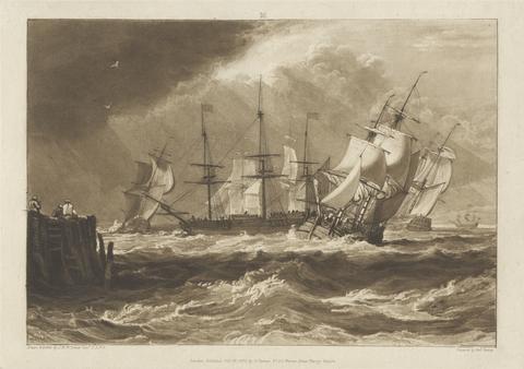 Joseph Mallord William Turner Ships in a Breeze