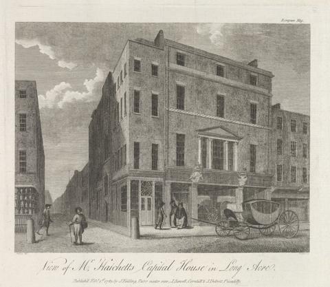 View of Mr. Hatchett's Capital House in Long Acre