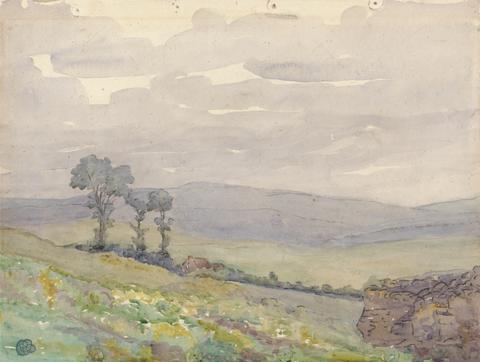 Robert Polhill Bevan Landscape with Three Trees