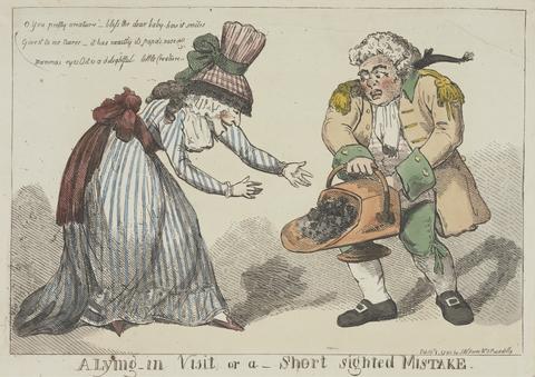 Thomas Rowlandson A Lying-In Visit, or a Short-Sighted Mistake