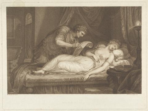 Francesco Bartolozzi Imogen's Bedchamber in Cymbeline's Palace, 'Cymbeline,' Act II, Scene II