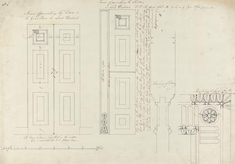 Robert Adam Headfort House: Great Room Door and Panel