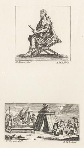 A. M. Ireland Plate 1, A Seated Roman General and Plate 2, Issued Barley Instead of Wheat