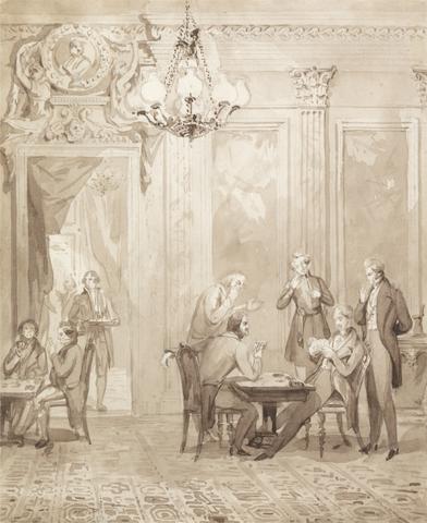 Henry Dawe The Life of a Nobleman: Scene the Fifth - The Gambling House