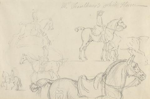 James Seymour Six Studies of Horses and Riders