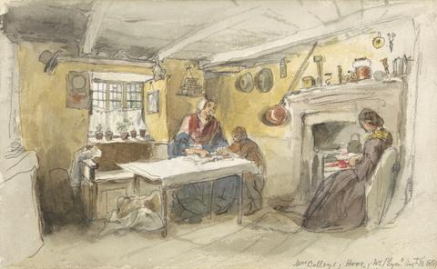 Henry Perlee Parker At Mrs. Bulley's, Hooe, near Plymouth