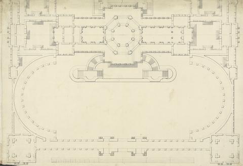 James Bruce Plan of Temple at Baalbec