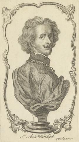 George Bickham Bust of Sir Anthony van Dyck