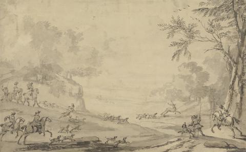 John Wootton A Stag Hunt