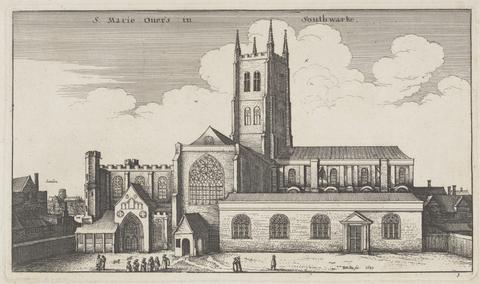 Wenceslaus Hollar S. Marie Over's in Southwarke