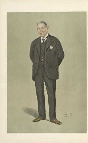 Leslie Matthew 'Spy' Ward Vanity Fair: Freemasons; 'The Wimbledon Division', Mr. Henry Cosmo Orme Bonsor, June 30, 1898