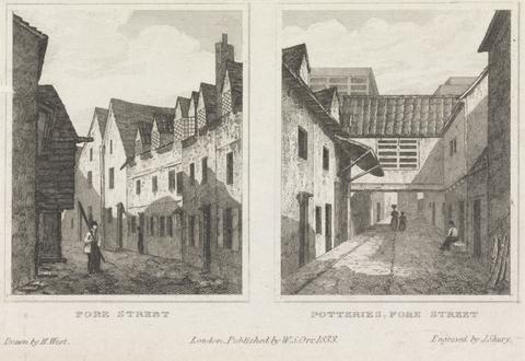 J. Shury Fore Street and Pottenei in Fore Street
