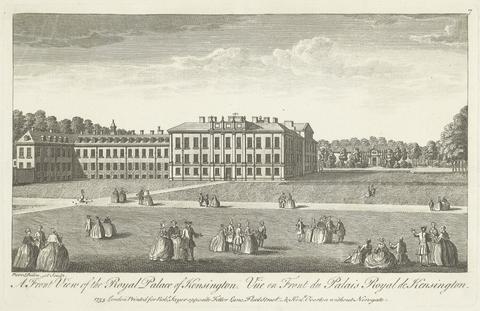 Nathaniel Parr A Front View of the Royal Palace of Kensington