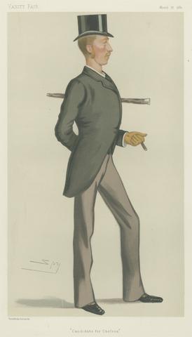 Leslie Matthew 'Spy' Ward Vanity Fair - Politicians. 'Candidate for Chelsea'. Lord Inverurie. 27 March 1880