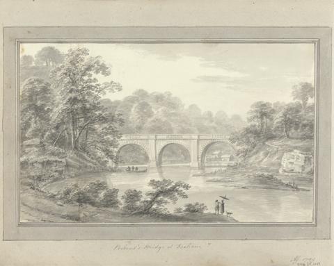 Amos Green Views in England, Scotland and Wales: Prebend's Bridge at Durham