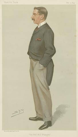 Leslie Matthew 'Spy' Ward Vanity Fair: Newspapermen; 'The Pall Mall Magazine', Ford Frederic Spencer Hamilton, February 7, 1895