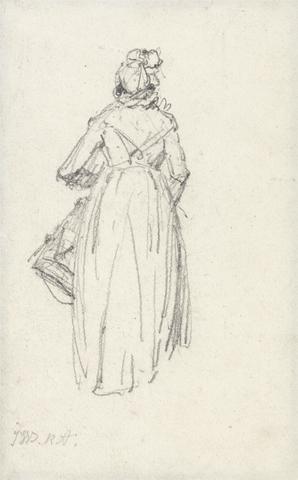 Woman Standing, Seen from the Back