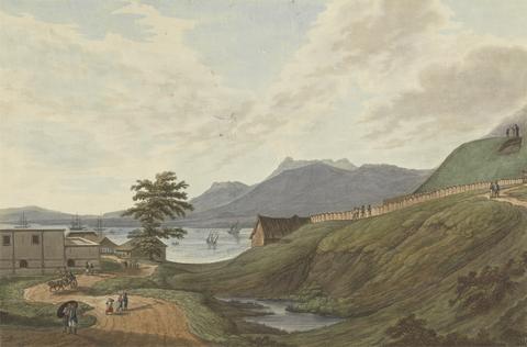 Joseph Constantine Stadler Soongey Lamou Hills Fort Marlborough, Benkulen, Sumatra, 1799