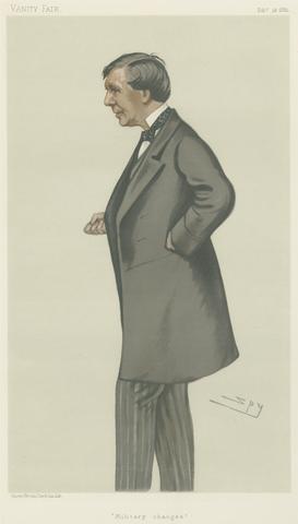 Leslie Matthew 'Spy' Ward Politicians - Vanity Fair. 'military changes'. Mr. John Holms. 18 February 1882